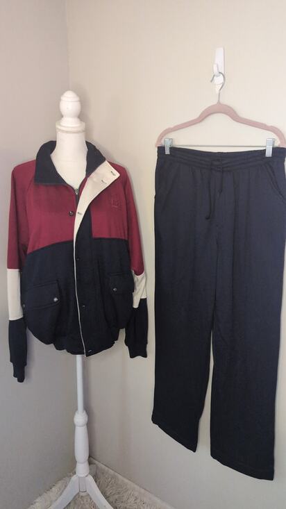 Christian Dior Other - Vintage Dior Tracksuit Set Mens L Colorblock Jacket Pants 90s
